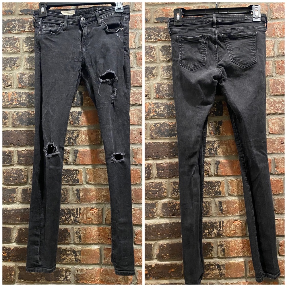 AG The Legging Ankle Skinny Jean - Distressed